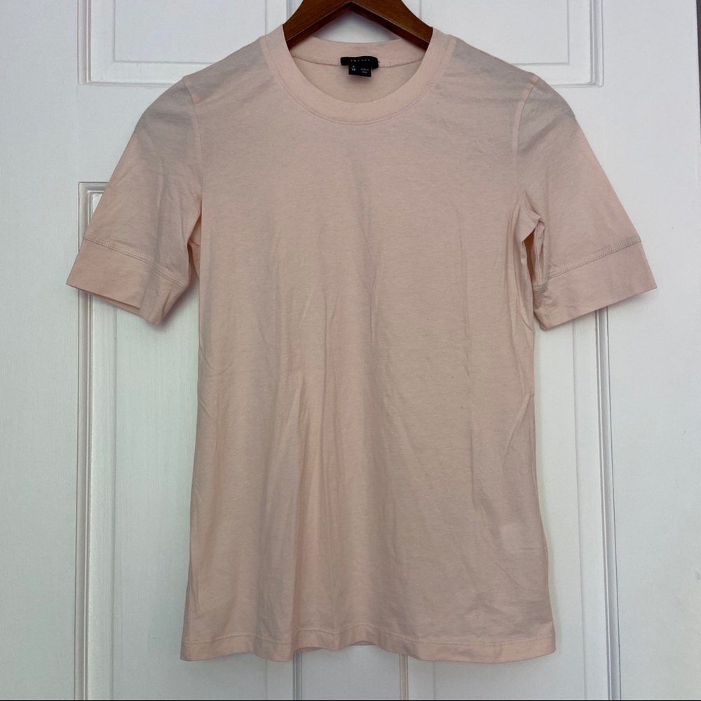 ✨NWOT Theory Fioti Tee Light Pink/Nude